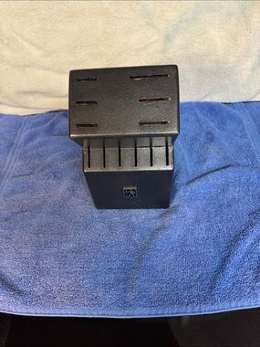 Zwilling J.A. Henckels Black Wood 12 Slot Counter Top Knife Block
